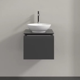 Тумба под раковину Villeroy & Boch Legato 45х50 см МДФ/ДСП глянцевый серый B56500FP