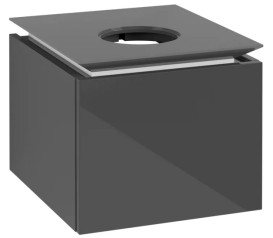Тумба под раковину Villeroy & Boch Legato 45х50 см МДФ/ДСП глянцевый серый B56500FP