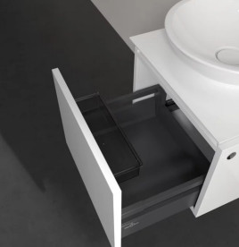 Тумба під раковину Villeroy&Boch Legato 45х50 см ДСП білий матовий B56500MS