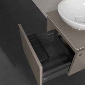 Тумба под раковину Villeroy & Boch Legato 45х50 см ДСП трюфель серый B56500VG