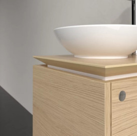Тумба під раковину Villeroy&Boch Legato 45х50 см ДСП північний дуб B56500VJ