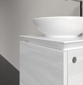 Тумба под раковину Villeroy & Boch Legato 45х50 см ДСП белое дерево B56500E8