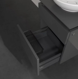 Тумба под раковину Villeroy & Boch Legato 45х50 см МДФ/ДСП глянцевый серый B56600FP