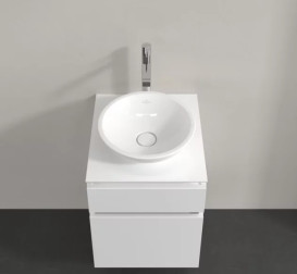 Тумба под раковину Villeroy & Boch Legato 45х50 см ДСП белый матовый B56600MS