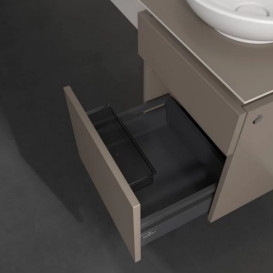 Тумба под раковину Villeroy & Boch Legato 45х50 см ДСП трюфель серый B56600VG