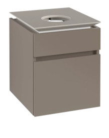 Тумба под раковину Villeroy & Boch Legato 45х50 см ДСП трюфель серый B56600VG