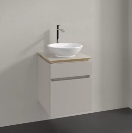 Тумба под раковину Villeroy & Boch Legato 45х50 см ДСП мягкий серый B56600VK