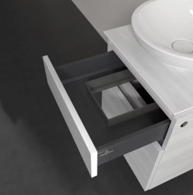 Тумба под раковину Villeroy & Boch Legato 45х50 см ДСП белое дерево B56600E8