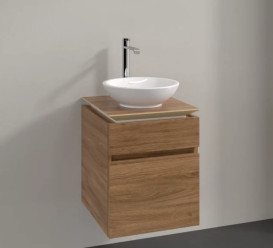 Тумба под раковину Villeroy & Boch Legato 45х50 см ДСП дуб канзас B56600RH