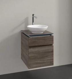 Тумба під раковину Villeroy & Boch Legato 45х50 см ДСП кам'яний дуб B56600RK
