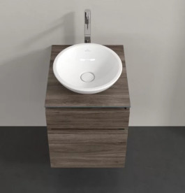 Тумба під раковину Villeroy & Boch Legato 45х50 см ДСП кам'яний дуб B56600RK