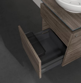 Тумба під раковину Villeroy & Boch Legato 45х50 см ДСП кам'яний дуб B56600RK