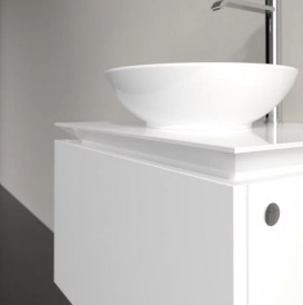 Тумба під раковину Villeroy&Boch Legato 60х50 см ДСП білий матовий B56700MS