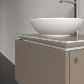 Тумба под раковину Villeroy & Boch Legato 60х50 см ДСП трюфель серый B56700VG