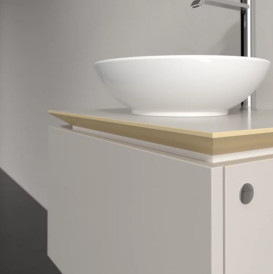 Тумба під раковину Villeroy&Boch Legato 60х50 см ДСП м'який сірий B56700VK