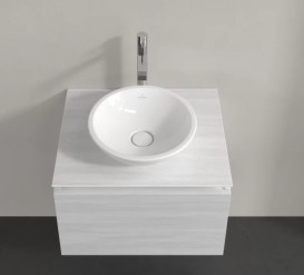 Тумба під раковину Villeroy&Boch Legato 60х50 см ДСП біле дерево B56700E8