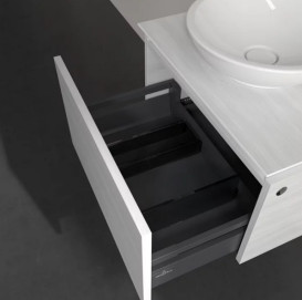 Тумба під раковину Villeroy&Boch Legato 60х50 см ДСП біле дерево B56700E8