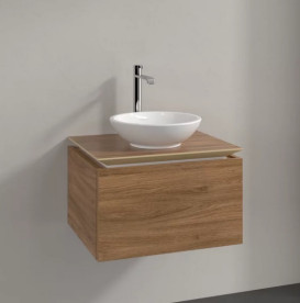 Тумба под раковину Villeroy & Boch Legato 60х50 см ДСП дуб канзас B56700RH