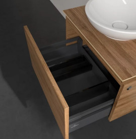 Тумба под раковину Villeroy & Boch Legato 60х50 см ДСП дуб канзас B56700RH