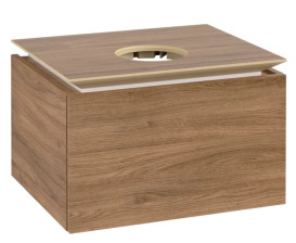 Тумба под раковину Villeroy & Boch Legato 60х50 см ДСП дуб канзас B56700RH