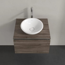 Тумба під раковину Villeroy & Boch Legato 60х50 см ДСП кам'яний дуб B56700RK