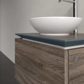 Тумба під раковину Villeroy & Boch Legato 60х50 см ДСП кам'яний дуб B56700RK