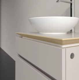 Тумба под раковину Villeroy & Boch Legato 60х50 см ДСП мягкий серый B56800VK