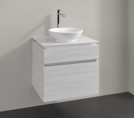 Тумба под раковину Villeroy & Boch Legato 60х50 см ДСП белое дерево B56800E8