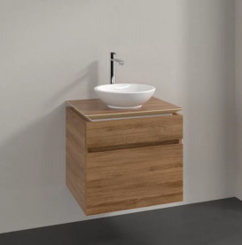 Тумба під раковину Villeroy & Boch Legato 60х50 см ДСП дуб канзас B56800RH