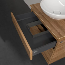 Тумба під раковину Villeroy & Boch Legato 60х50 см ДСП дуб канзас B56800RH
