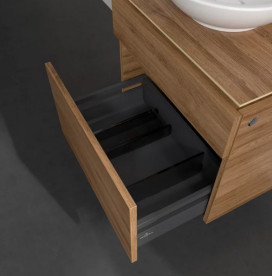 Тумба під раковину Villeroy & Boch Legato 60х50 см ДСП дуб канзас B56800RH
