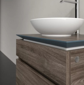 Тумба под раковину Villeroy & Boch Legato 60х50 см ДСП каменный дуб B56800RK