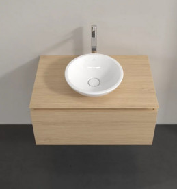 Тумба під раковину Villeroy&Boch Legato 80х50 см ДСП північний дуб B56900VJ