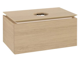 Тумба під раковину Villeroy&Boch Legato 80х50 см ДСП північний дуб B56900VJ