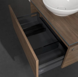 Тумба под раковину Villeroy & Boch Legato 80х50 см ДСП дуб аризона B56900VH