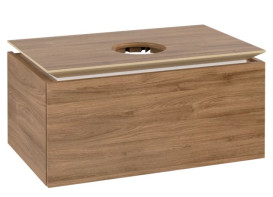 Тумба під раковину Villeroy & Boch Legato 80х50 см ДСП дуб канзас B56900RH