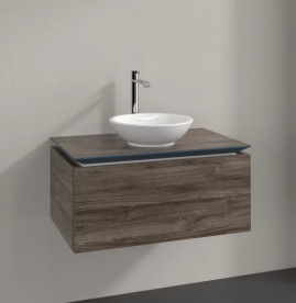 Тумба під раковину Villeroy & Boch Legato 80х50 см ДСП кам'яний дуб B56900RK