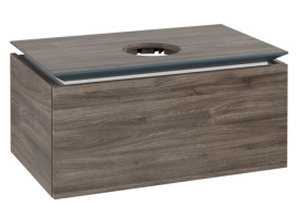 Тумба під раковину Villeroy & Boch Legato 80х50 см ДСП кам'яний дуб B56900RK