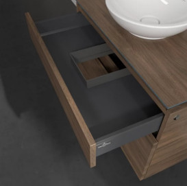 Тумба під раковину Villeroy & Boch Legato 80х50 см ДСП дуб аризона B57000VH