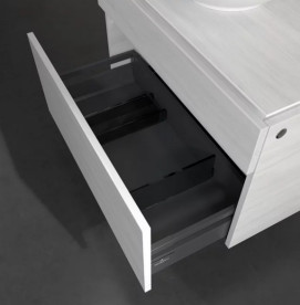 Тумба під раковину Villeroy&Boch Legato 80х50 см ДСП біле дерево B57000E8