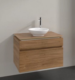 Тумба под раковину Villeroy & Boch Legato 80х50 см ДСП дуб канзас B57000RH