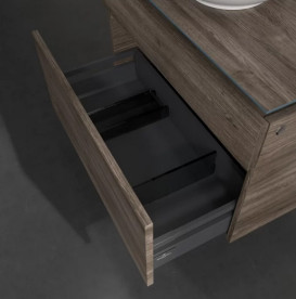 Тумба під раковину Villeroy & Boch Legato 80х50 см ДСП кам'яний дуб B57000RK