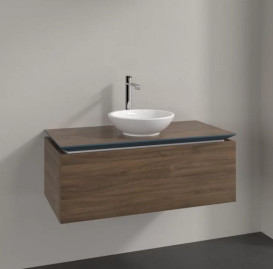 Тумба під раковину Villeroy & Boch Legato 100х50 см ДСП дуб аризона B57100VH