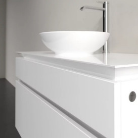 Тумба під раковину Villeroy & Boch Legato 100х55 см МДФ/ДСП білий глянсовий B57200DH