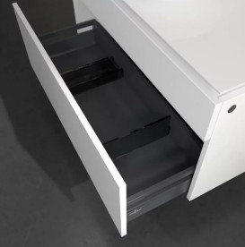 Тумба під раковину Villeroy & Boch Legato 100х55 см МДФ/ДСП білий глянсовий B57200DH