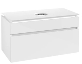 Тумба под раковину Villeroy & Boch Legato 100х55 см МДФ/ДСП глянцевый белый B57200DH