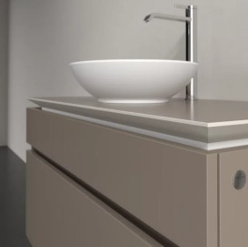 Тумба під раковину Villeroy&Boch Legato 100х55 см ДСП трюфель сірий B57200VG