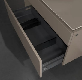 Тумба під раковину Villeroy&Boch Legato 100х55 см ДСП трюфель сірий B57200VG