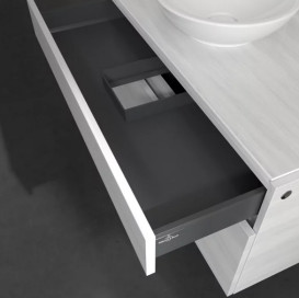 Тумба під раковину Villeroy&Boch Legato 100х55 см ДСП біле дерево B57200E8