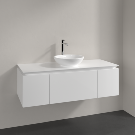 Тумба под раковину Villeroy & Boch Legato 120х38 см МДФ/ДСП белый глянцевый B57700DH